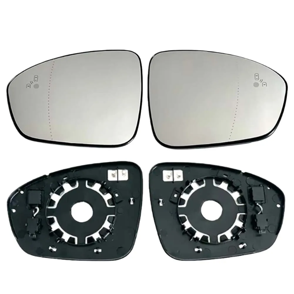 سيارة زاوية واسعة ساخنة مرآة الرؤية الخلفية عدسة لرينو كليو 2015 2016 2017 2018 2019 2020 2021 مع المساعدة اكسسوارات السيارات #2