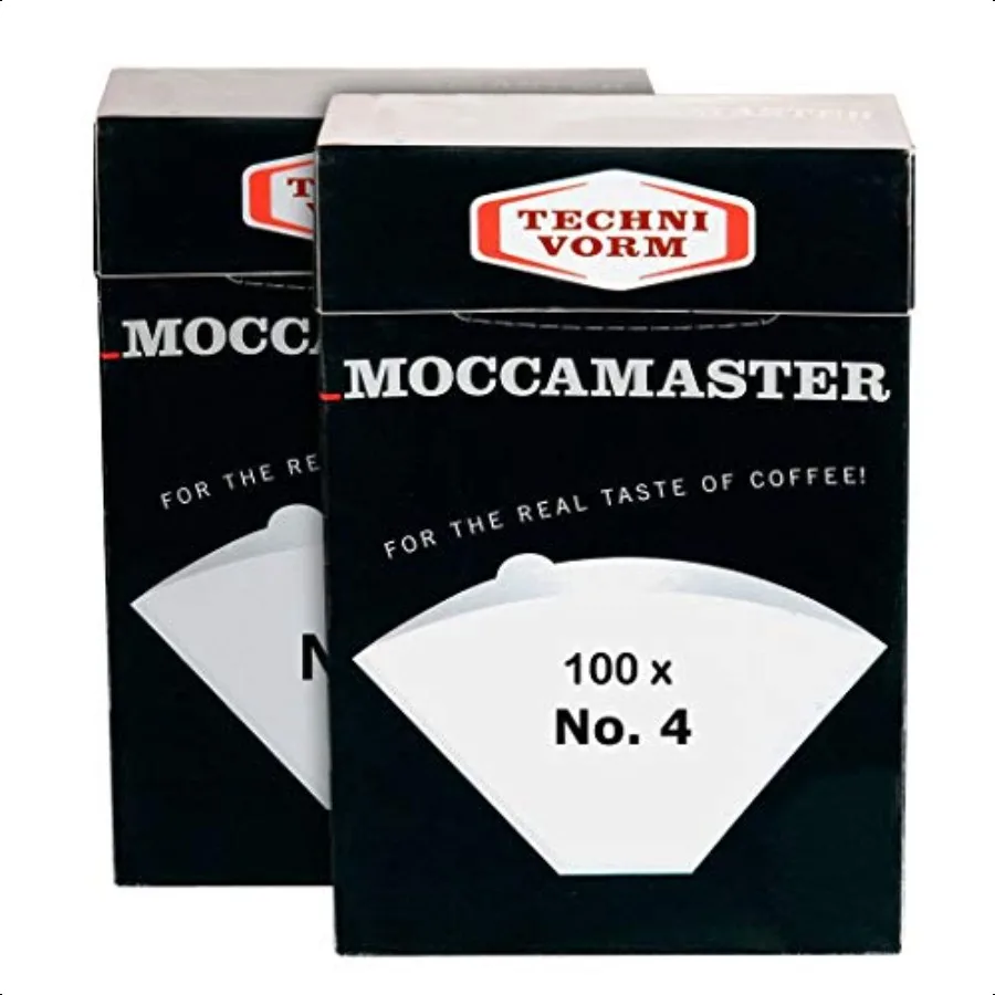 

85022 Бумажные фильтры Moccamaster 4 Белый 2 ... (Оригинальная версия)