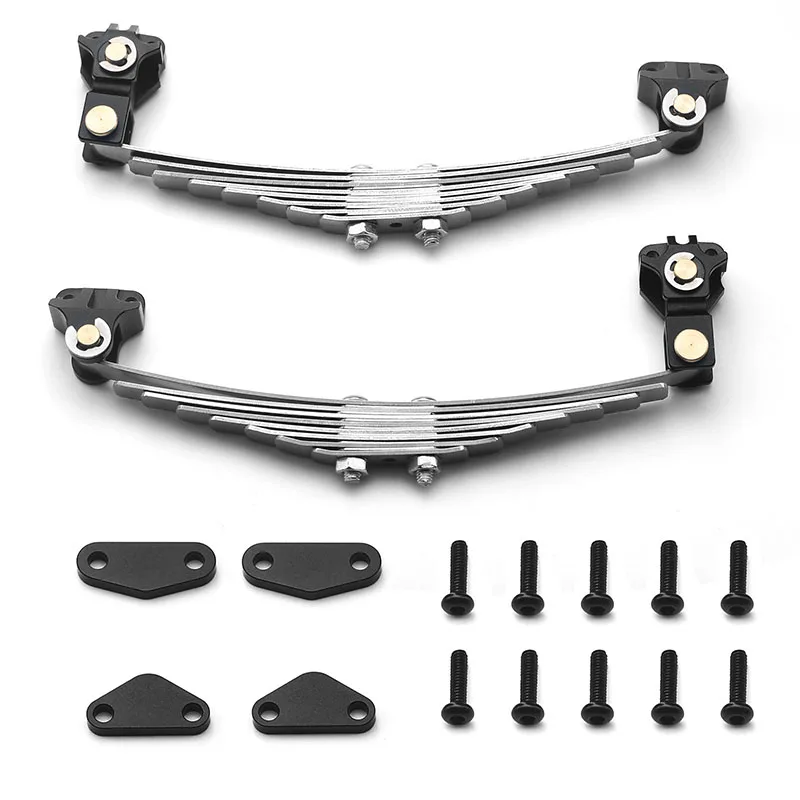 LESU Metalen beugel-type bladveerophanging voor 1/14 Tamiya RC dumper SCANIA 770S VOLVO FH16XL MAN TGX auto - afbeelding 2