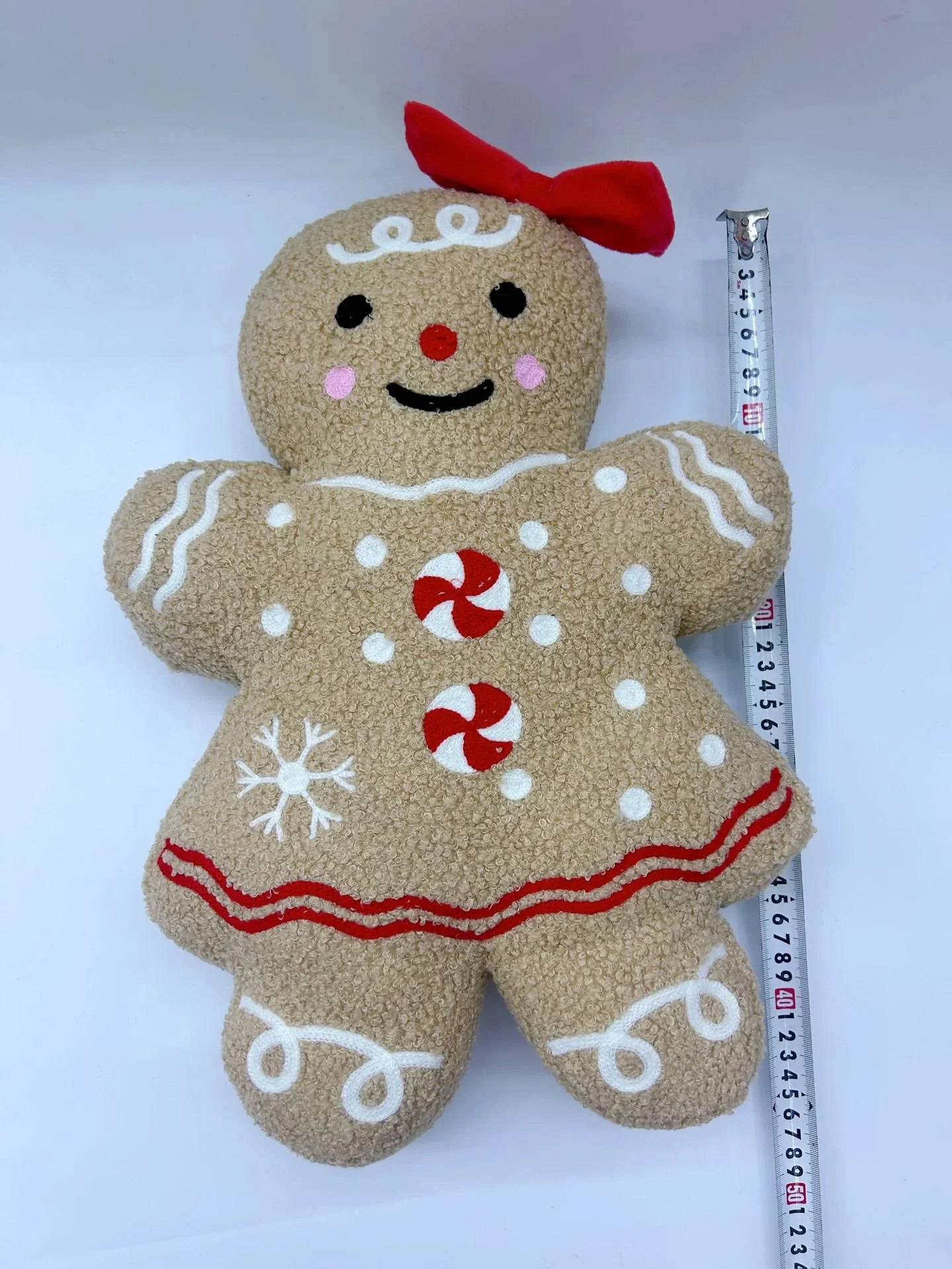 الزنجبيل صبي وفتاة عيد الميلاد وسادة وسادة قطيفة للأطفال والأسرة مريحة عطلة غرفة المعيشة المنزلي ديكور للطاولات #6