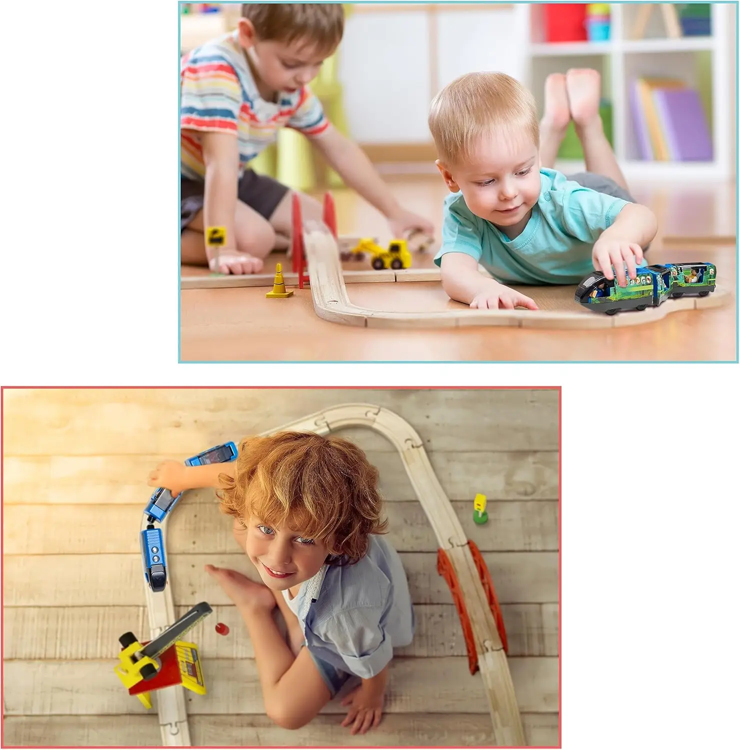 Wooden Railway Train Locomotive Magnetic Train Toy Electric Car  Wooden Railway Accessories for Brand Wood Track Kid Xmas Gift