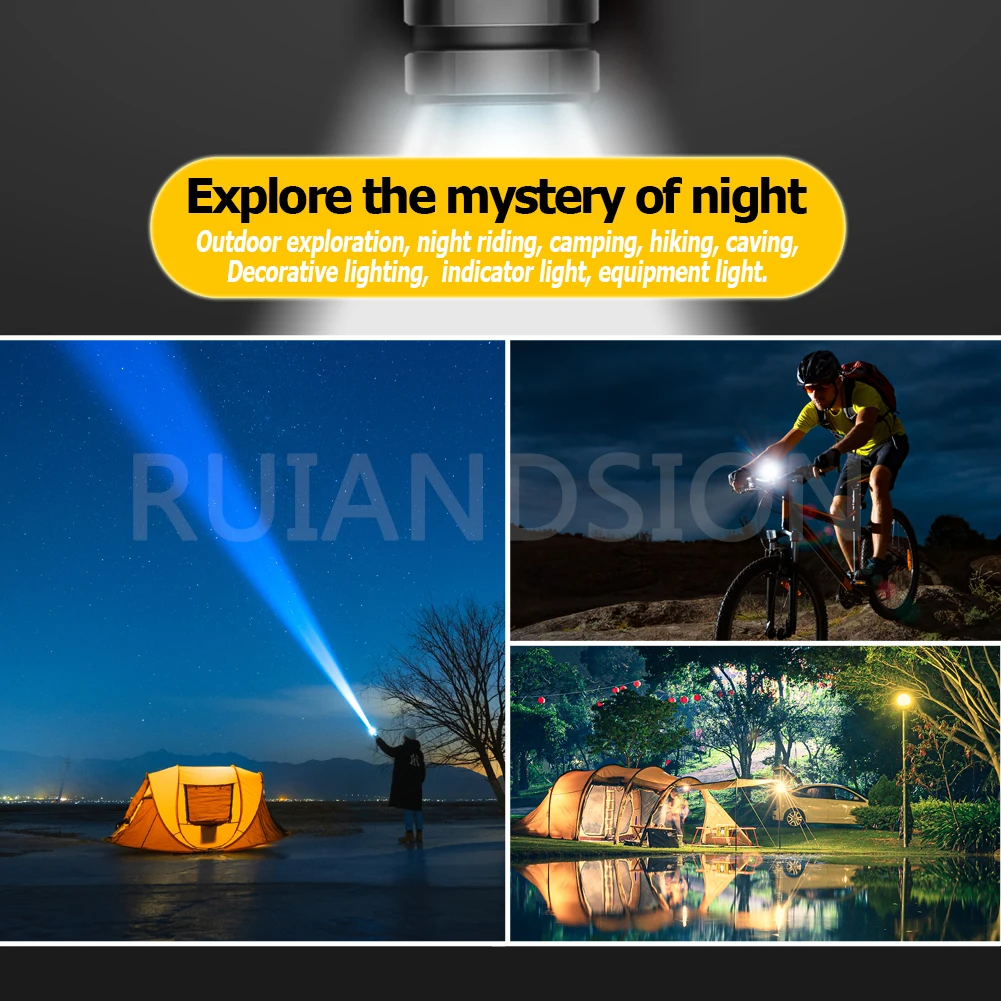 2pcs P13.5S PR2 E10 LED Flashlight Bulb Lamp 3V 6V 12V Led Bulb Replacement for Fulton Torch Bulb 3 Volt Screw Lighting 6000K