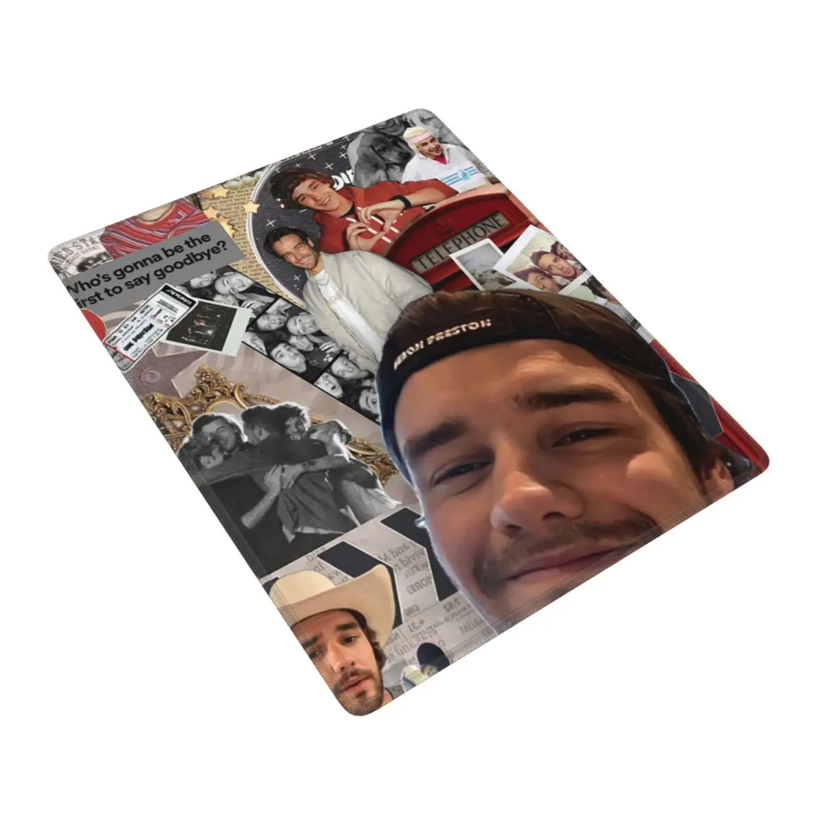 Liam Payne Photo Collage Mouse Pad Gamer PC Laptop Mats Keyboard Computer Gaming Office Accessories Desk Mat