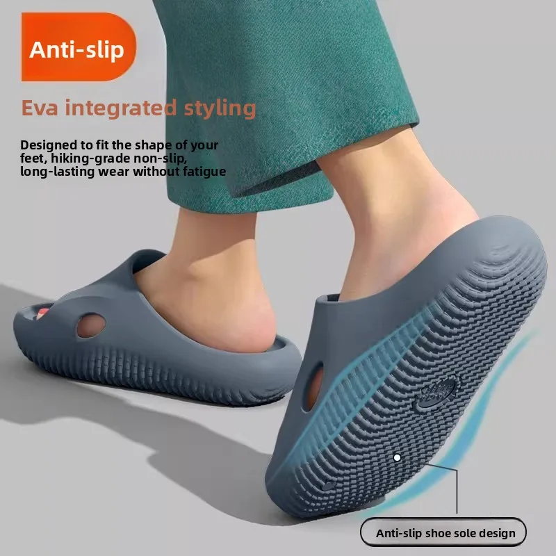 Slippers men's summer 2026 new indoor home non-slip and deodorant thick bottom eva sandals men - view 2