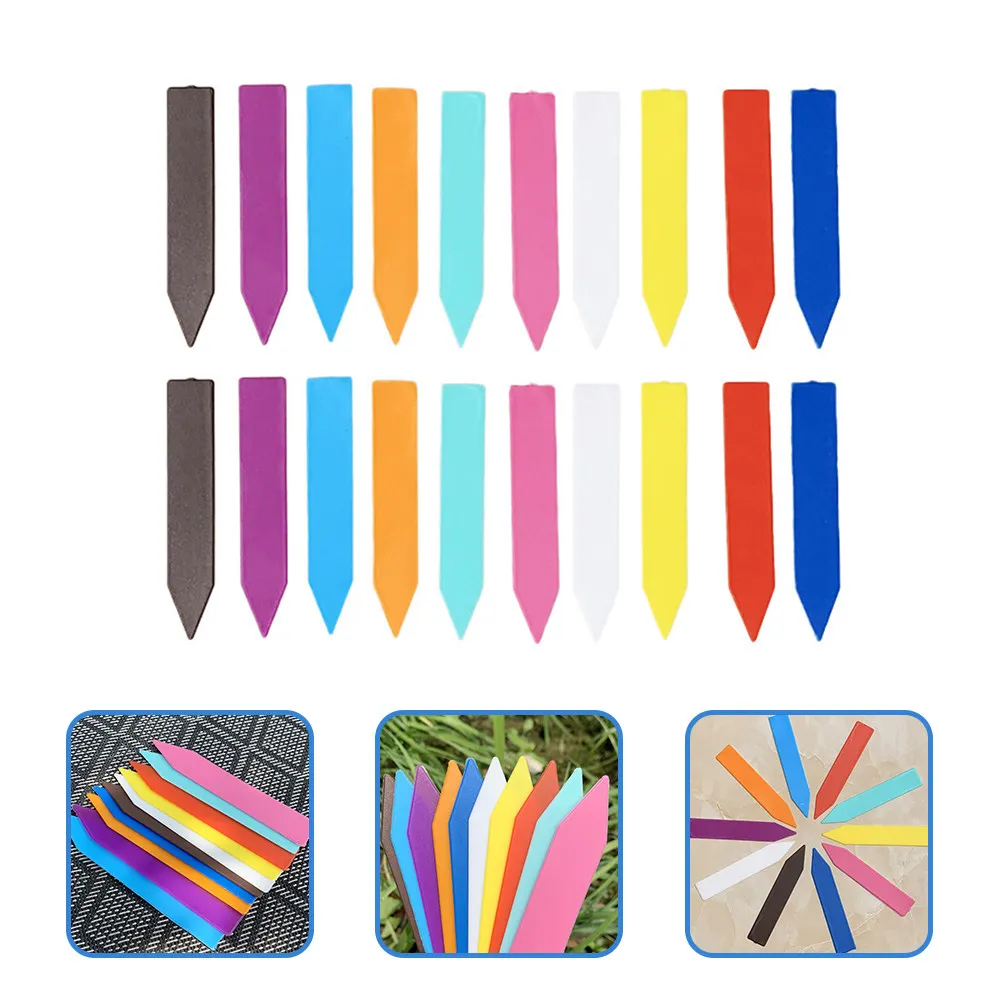 

200 шт. садовых маркеров-бирок, устойчивых к погодным условиям, для легкой идентификации растений в садах и теплицах