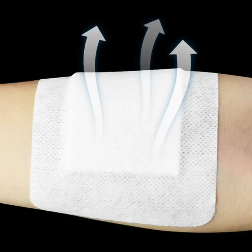 Plâtre adhésif jetable Non tissé pour hémostase, grande taille, accessoires de soins des plaies, pansements en gaze, 10 à 100 pièces
