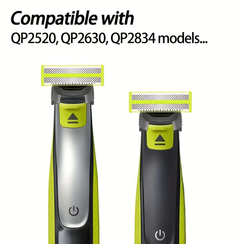 Shaver Replacement Blades Compatible with  One Blade QP2520 QP2590 QP2630 QP2670 Electric Trimmer