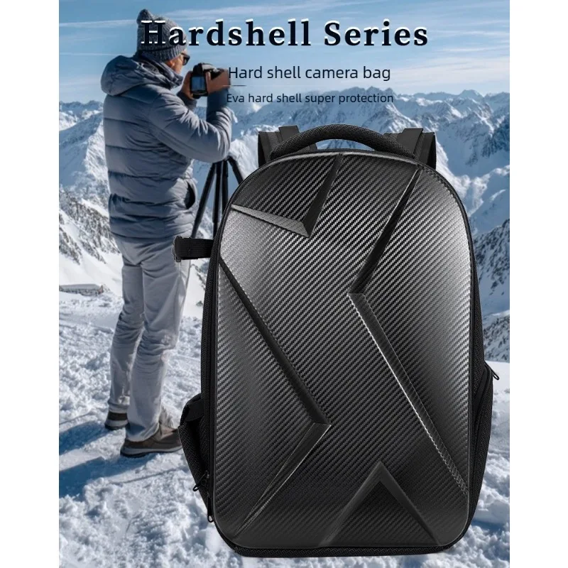 

Водонепроницаемый износостойкий рюкзак большой вместимости для фотоаппарата, дрона и компьютера, с интегрированным стабилизатором, в городском простом стиле