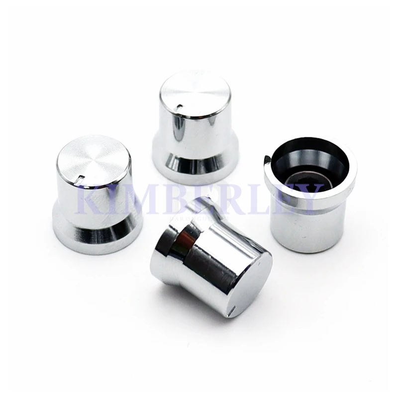 10PCS 15 X 14 Silver Plastic Knob Potentiometer Knob Cap Sound Card Power Amplifier Adjustment Knob Cap Electrical Knob