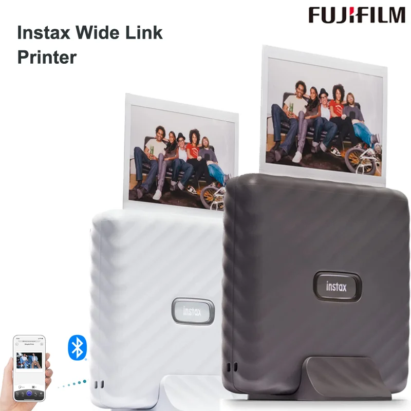 Fujifilm Instax Link Wide Printer One-Time Imaging Wide Mobile Phone Printer And Instax Film White Edge Wide Film Photo Paper