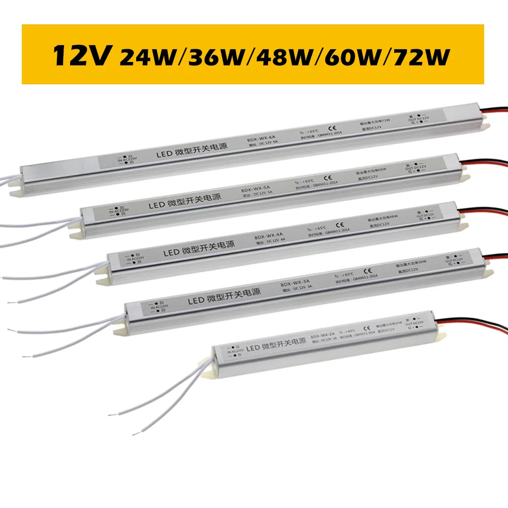 LED Power Supply 18W 24W 36W 48W 60W 240V Lighting Transformer 1.5A 2A 3A 5A Driver Adapter