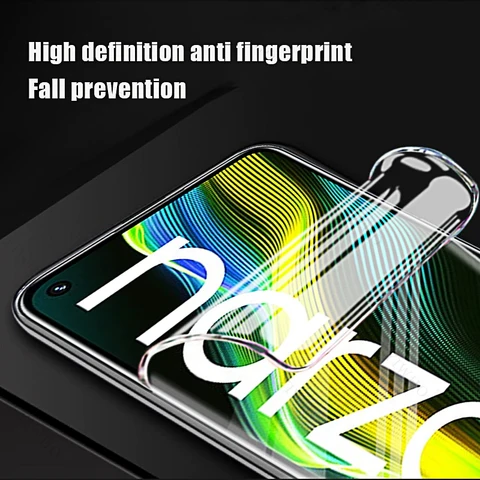 4-1 шт. для Realme Narzo 50 50i 50A 30 30A Prime Pro 5G Защитная гидрогелевая пленка для экрана Realme Narzo50 Narzo30 5g Anti-Shatter