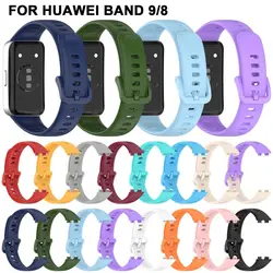 Correa de silicona de repuesto nueva, accesorios para reloj inteligente, pulsera de reloj, pulsera deportiva para Huawei Band 9/8