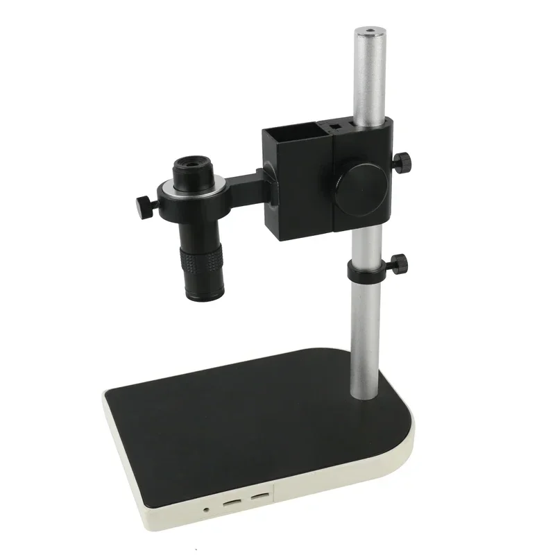 Industry Microscope Monocular C-Mount Lens 50mm 40mm Grey Ring Adapter