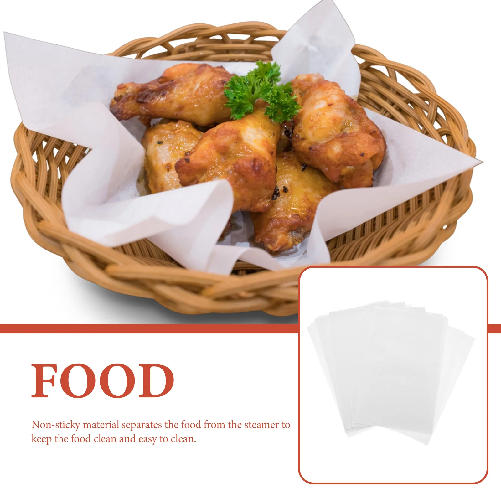 

500pcs Disposable Steaming Pads Liners Kitchen Supplies Mat Non-Stick Pad Bun Steaming Liner Steamer Paper Pads Supple Steamer