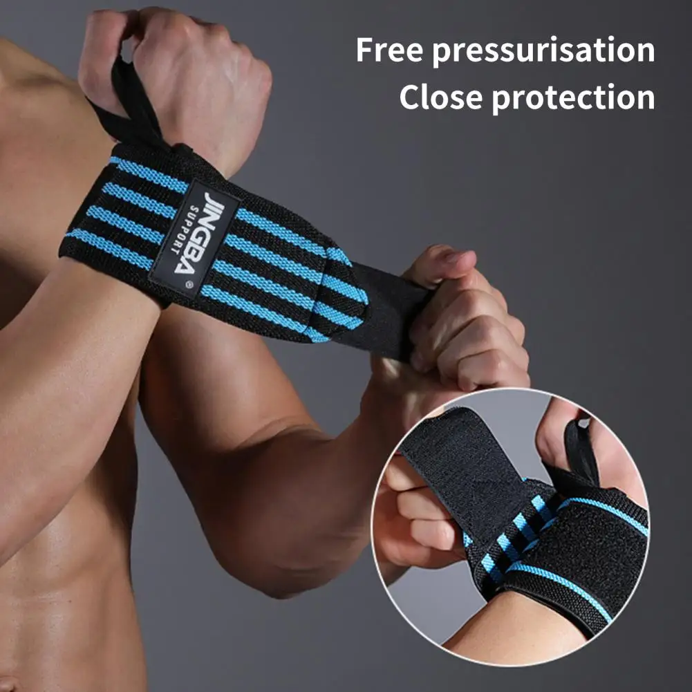 1Pc Wrist Strap Sweat-absorbing Easy Wearing Wrist Compression Elastic Bandage Hand Sport Wristband Wristband for Arthritis