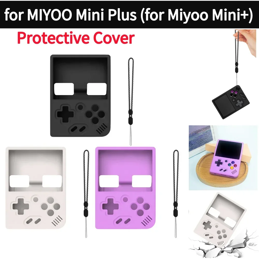 

Silicone Protective Cover for MIYOO MINI Plus Sleeve Skin Anti-Scratch for Miyoo Mini+ Handheld Game Console Cover Accessories