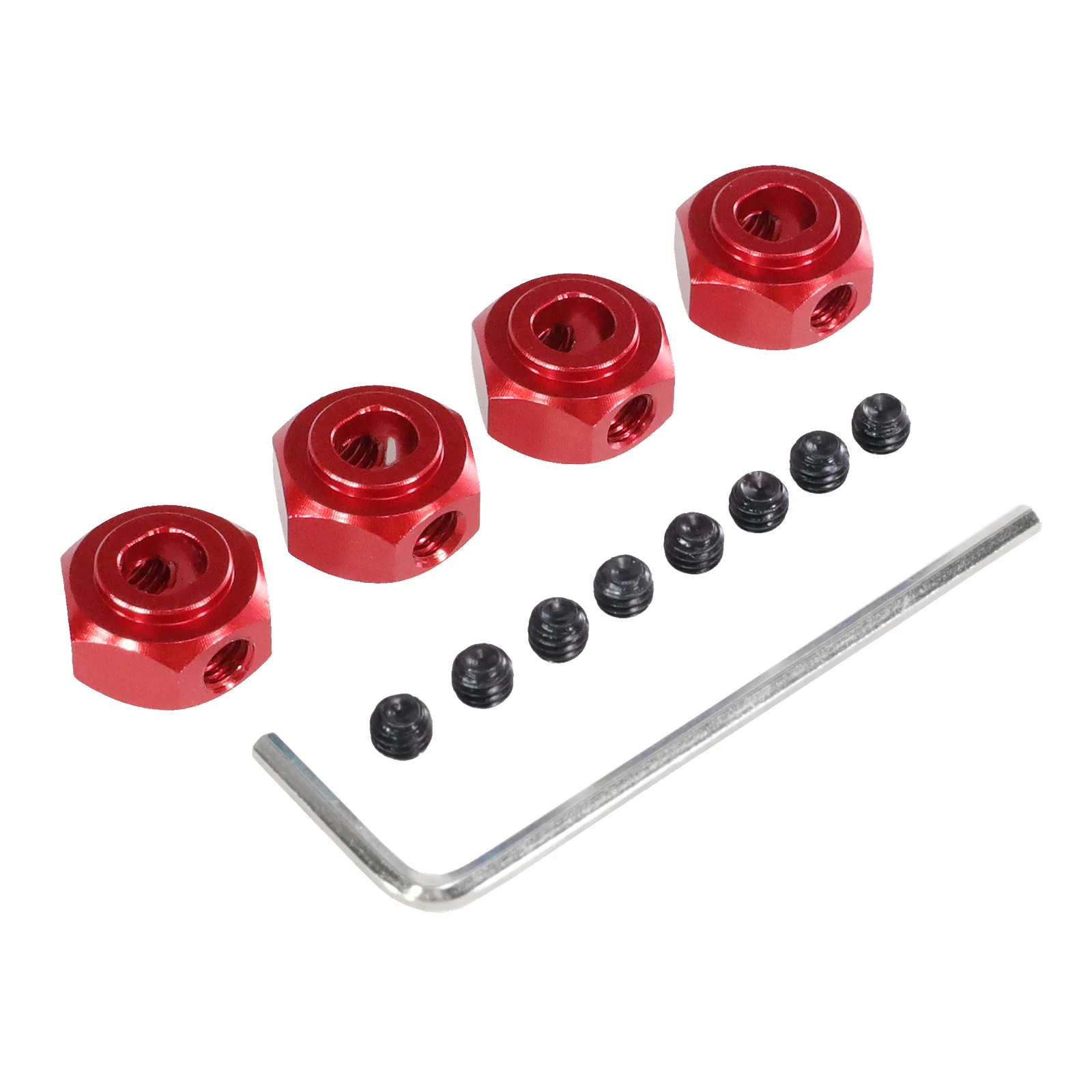 Metal 12mm Hex Connector for MJX HYPER GO 1/10 10208 10303 10304 1/12 H12Y H12P 12212 RC Car Metal Upgrade Parts Accessories