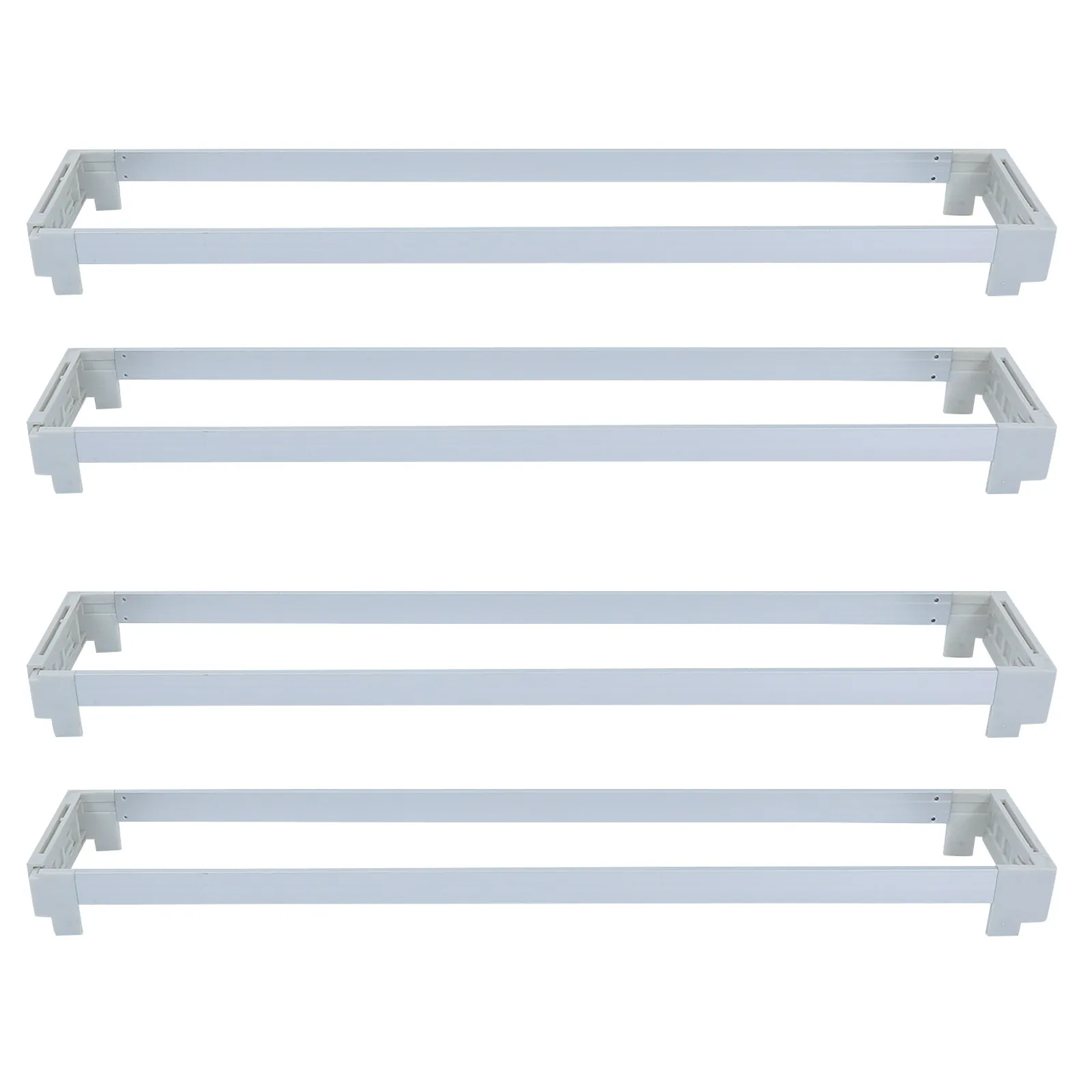 4Pcs Automatic Drink Dispenser Rack Metal Beverage Shelf Pusher Glide Organizer for Supermarket Convenience Store Vending