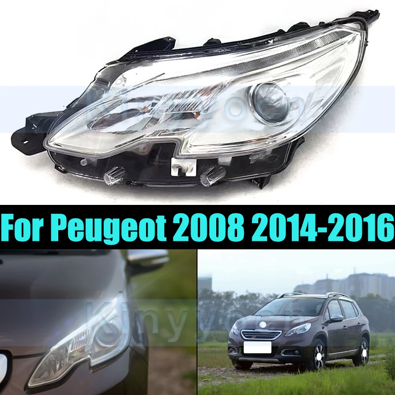 

Headlight Head Light Lamp For Peugeot 2008 2014-2016 Front Bumper Headlight Headlamp