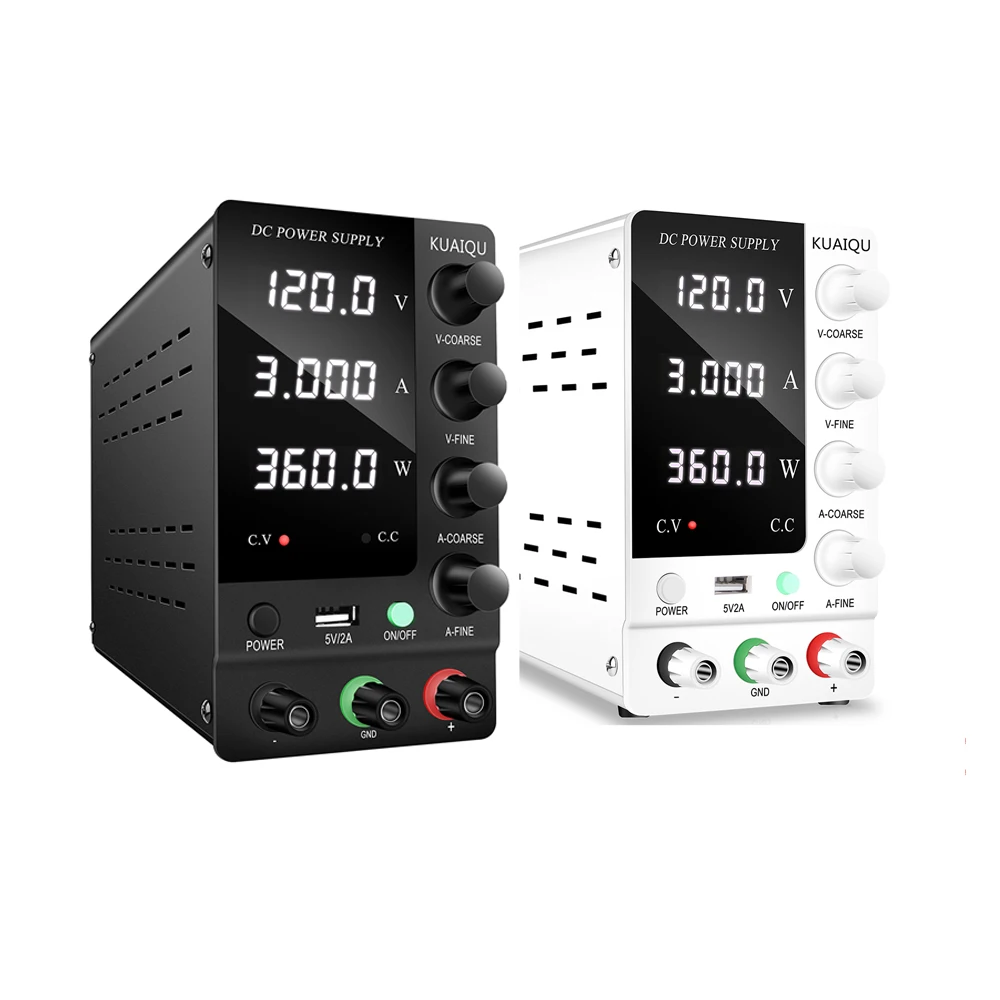 KUAIQU SPS-C 120V 3A Regulated Laboratory Bench Voltage Regulator Digital Mini Adjustable Dc Power Supply