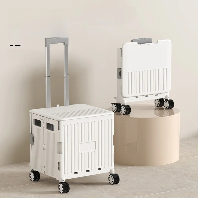 ポータブル折りたたみ式キャンピングカーハンドプルショッピングカート多機能野菜購入用小型プッシュカートスタッキングワンダー