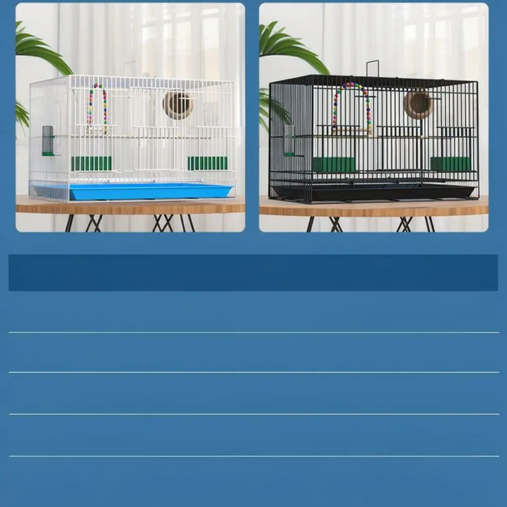 Modular Bird Cage Large Metal Enclosure For Parrots Budgies Cockatiels DIY Training Nesting House Pet Accessories