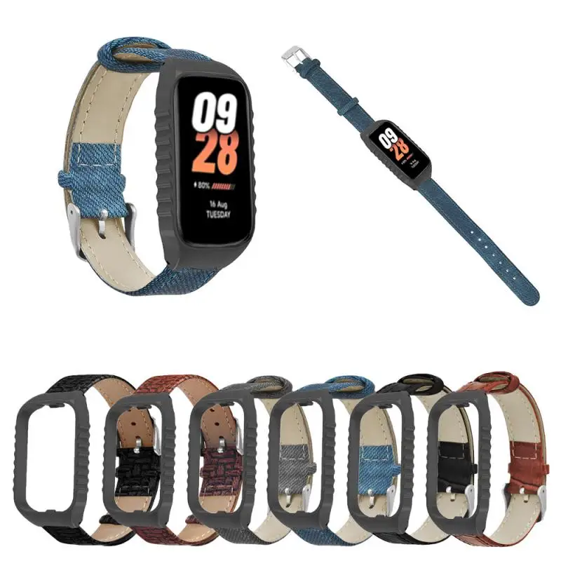 Suitable For Red Rice B High Quality Material Slub Texture Strap Suitable For Mi Band Smart Watch Consumer Electronics