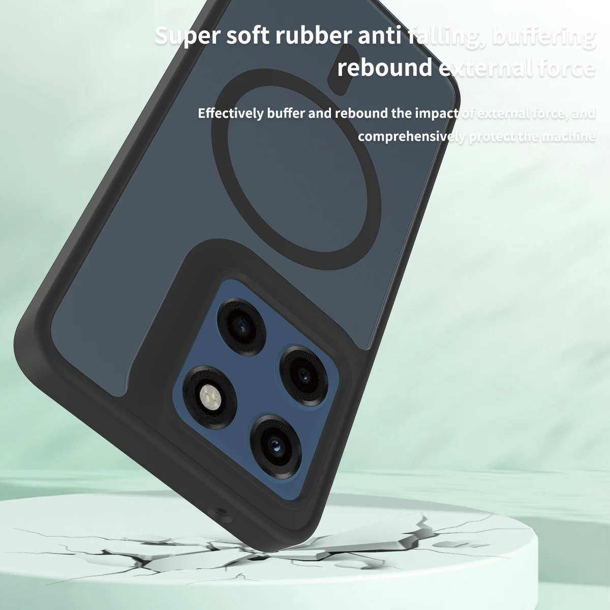 Матовый полупрозрачный магнитный чехол для телефона Moto G Stylus 5G 2025 G56 Edge 60 S Fusion G86 G56 MagSafe Drop Protect Cover