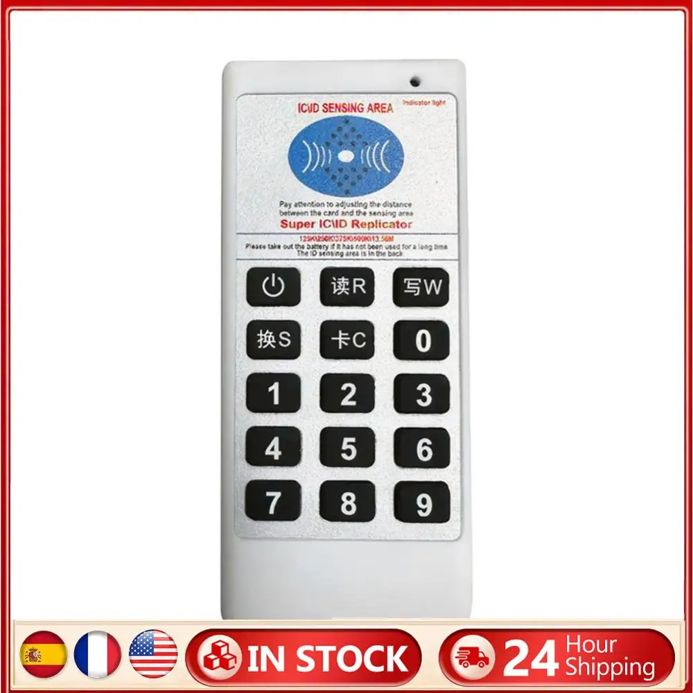 

Handheld Frequency Copier 125Khz-13.56MHZ RFID NFC IC Card Reader & Writer Access Tag Duplicator Handheld RFID Smart Card Reader