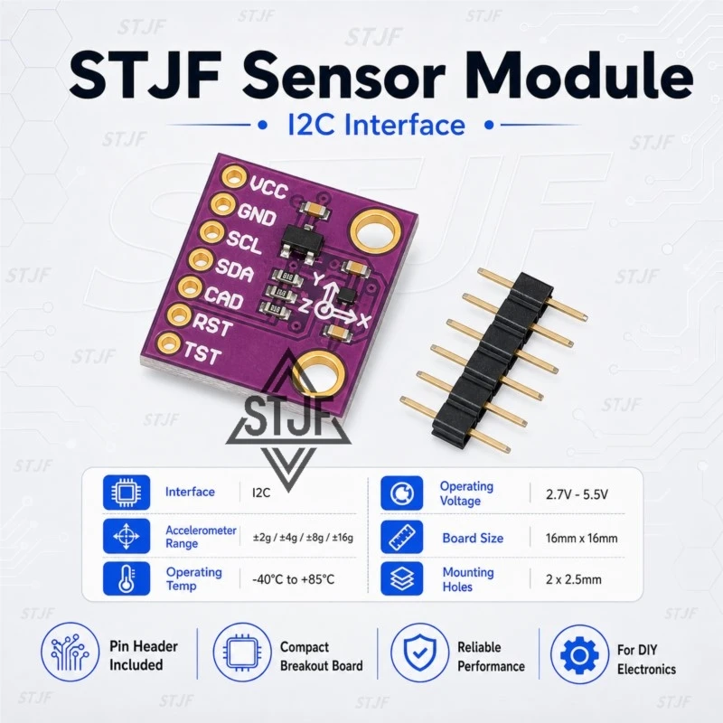 MCU-9911 AK09911C Geomagnetic Hall Sensor Three-axis Compass Magnetometer Module