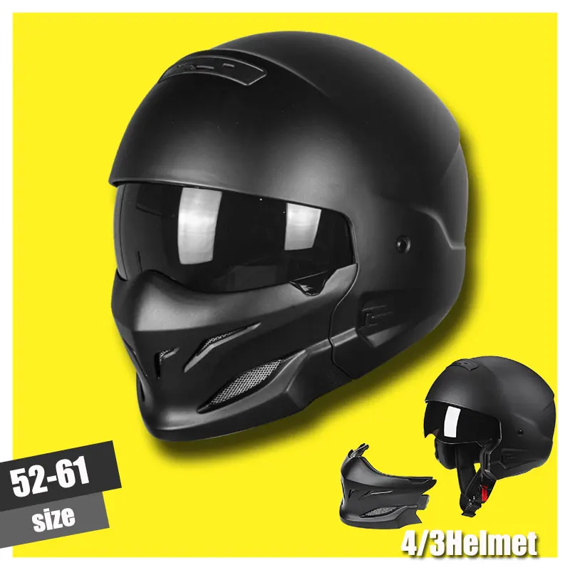 motorcycle-scorpion-helmet-composite-assembly-personalized-modular-4-3-helmet-cascodot-certification
