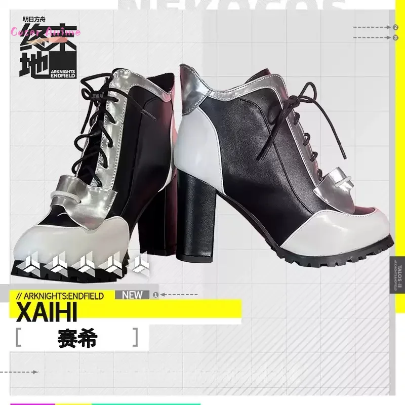 

Game Arknights Xaihi Cosplay Costume Shoes Anime Character Halloween Carnival Party Prop