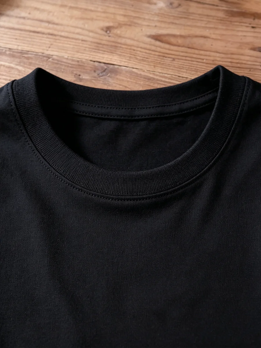 Gefüttertes Damen-T-Shirt mit Schmetterlingsdruck, Rundhals-Kurzarm-T-Shirt, T-Shirt aus reiner Baumwolle, lässig und bequem – Detail 11