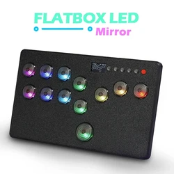 Flatbox Left/Right Layout Mini HitBox Stickless Controller For PS4 FightStick HotSwap Kailh Switch Arcade Joystick For PC/PS3/NS