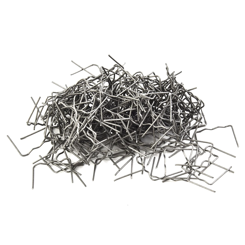 Pre-cut Hot Stapler Staples 0.6mm 500PCS Accessories Flat Staple Parts Repair Silver Stainless Steel Vehicle New