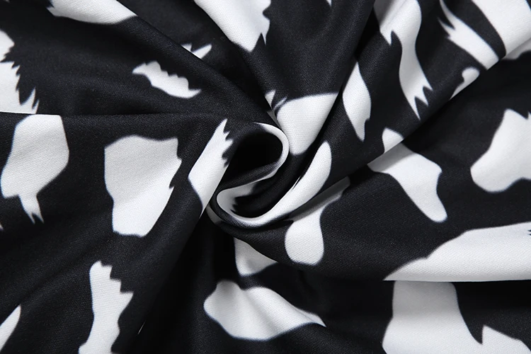 Weird Puss Chic Air Print Kleid Damen Herbst Schleifen-Patchwork Tiefer V-Ausschnitt Lange Ärmel Coquette Mitternachtsparty Pfirsich Hüftbetonter Schnitt – Detail 11