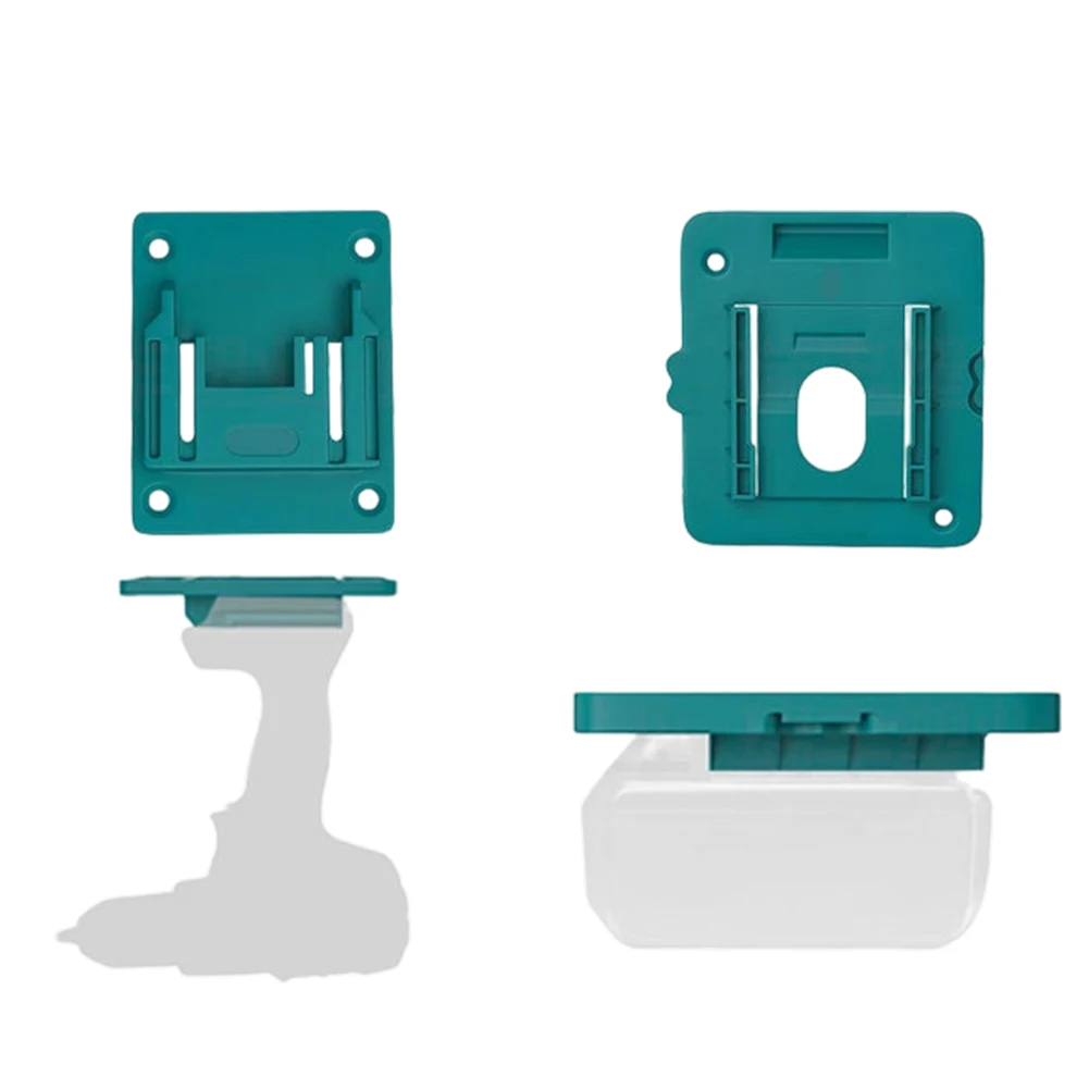 Mountable 18V Battery Holder Set for BL1815 BL1820 BL1830 BL1840 BL1850 BL1860 with Tool Storage Racks Easy Fit