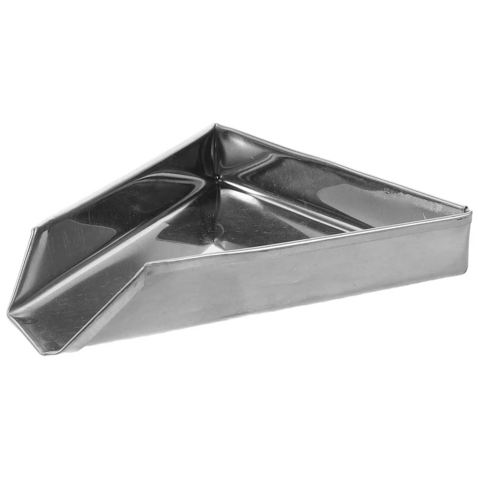 Stainless Steel Triangular Pill Organizer Pharmacy Pill Tray Tablet Counting Tray For Healthcare Worker Medicine