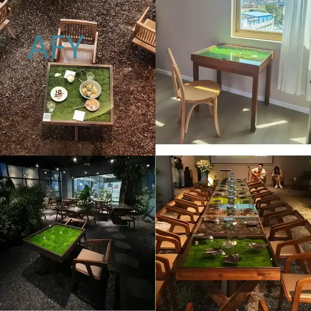 DIY Customizable Size Medieval Dining Table for Pine Solid Wood Retro Square Coffee Table Dessert Shop Table Desk