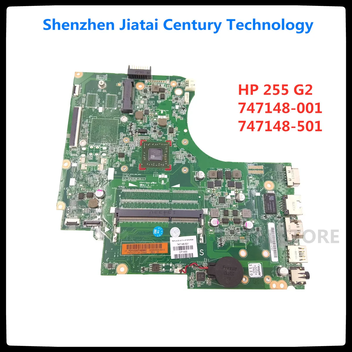 

747148-001 747148-501 747148-601 For HP 255 G2 15-D laptop motherboard MB E2-3800 DDR3 010195L00-491-G 100% fully Tested