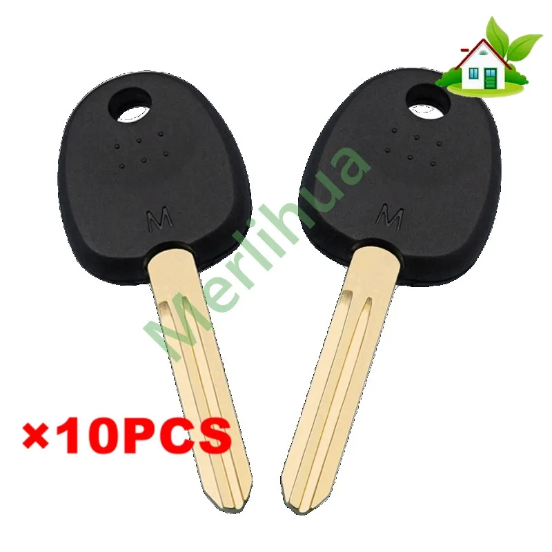 FOR Hyundai Elantra Kia Forte K2 K3 Transponder Key Shell, Right Groove Spare Replacement Key Housing