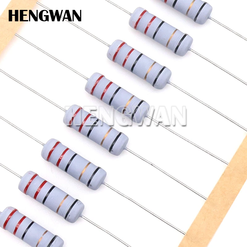 10pcs 3W 5% Wire Wound Resistor Fuse Winding Resistance 0.1R 0.1 0.15 0.22 0.33 0.47 0.5 1 2.2 4.7 6.8 10 22 33 47 51 68 100 ohm