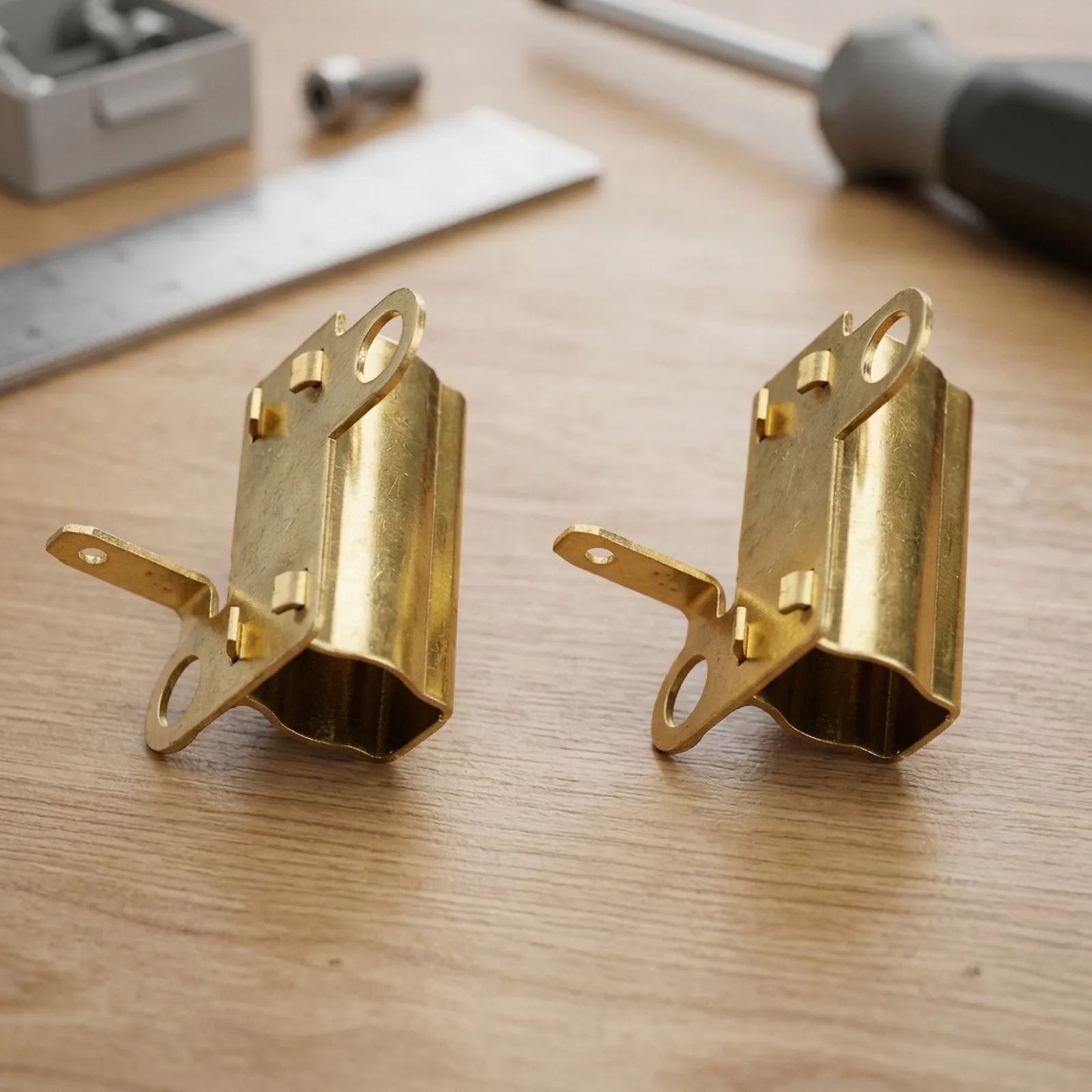 for durable Reliable Brush Holders Carbon Holder Motor 0.87 X 0.79 Inch 2pcs Gold Hammer for Drill Carbon Brush