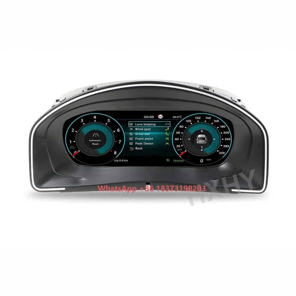 

HXHY Latest Original Car Digital Cluster Instrument Speedometer Panel LCD Dashboard Linux System for VW Scirocco 2010-2016