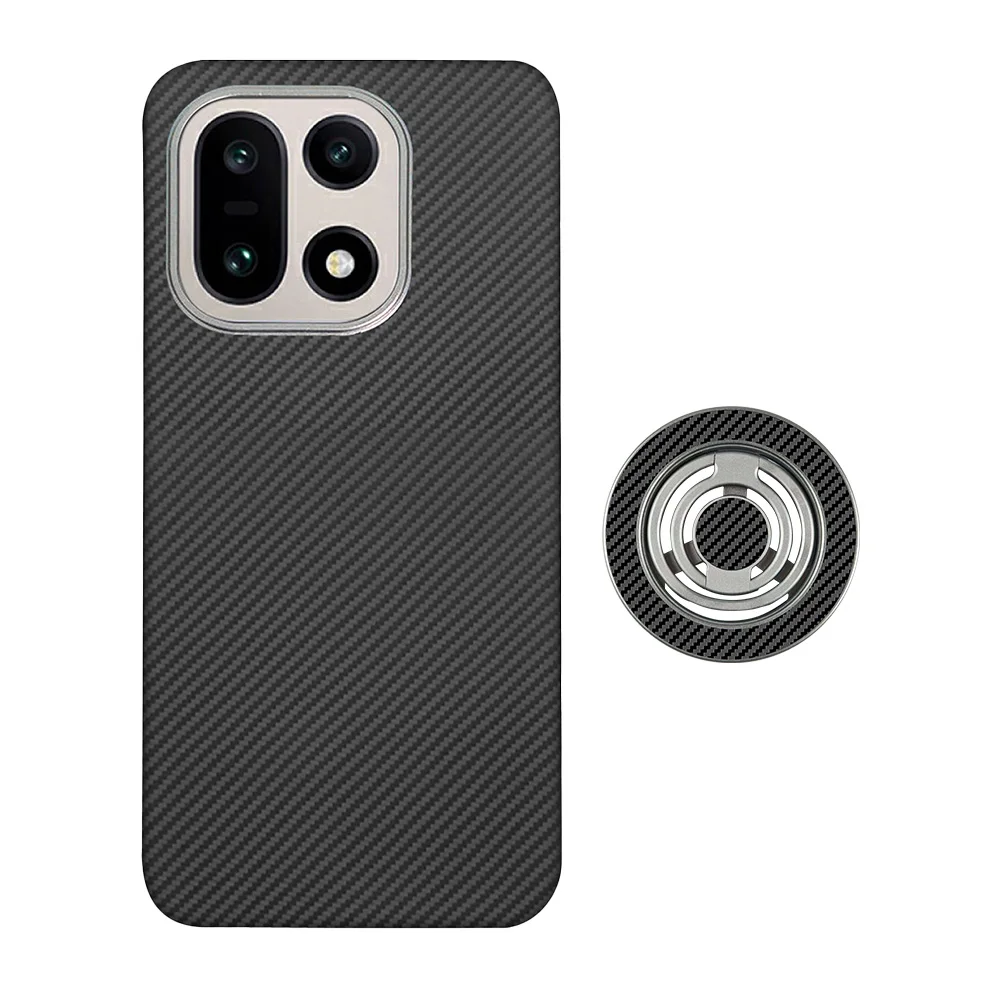 Voor OnePlus 15-telefoonhoesje Kevlar aramidevezel harde schaal koolstofvezel ultradunne lichtgewicht magnetische zakelijke beschermhoes