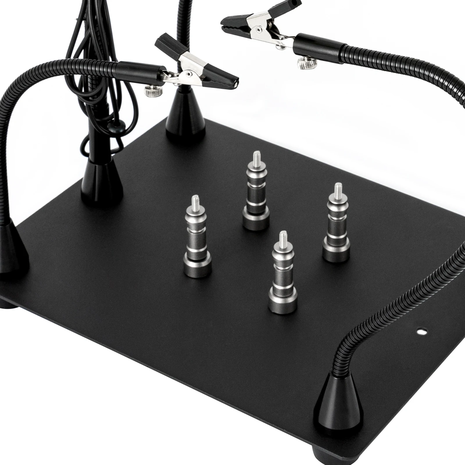 Magnetic Helping Hand Soldering With 3X Led Magnifier Lamp Holder With Electronic Repair Tool Service Fixture Welding Table