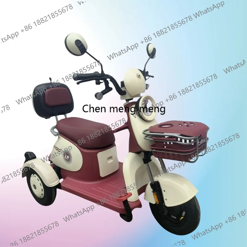 

Китайские электрические трициклы CE Mini, индивидуальные, 60В, новые энергетические транспортные средства, 3-колесные пассажирские электромобили для женщин и детей