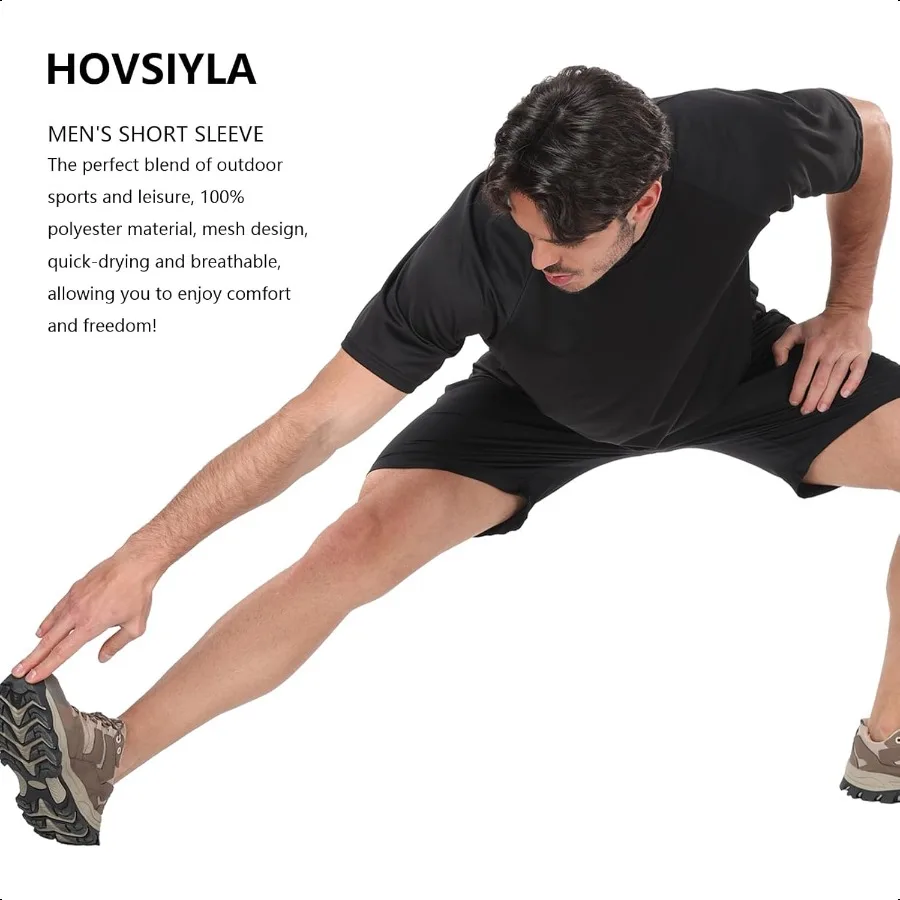 1 pacote de 5 camisas de corrida dos homens esporte topos ajuste seco ginásio wicking atlético t camisas respirável legal treino camisas