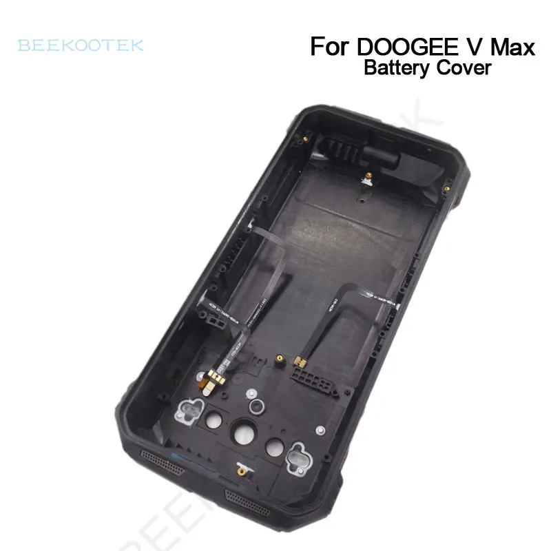 New Original DOOGEE V Max Back Case Cover Battery Cover With Receiver Fingerprint Side Power Volume Cable For DOOGEE V Max Phone